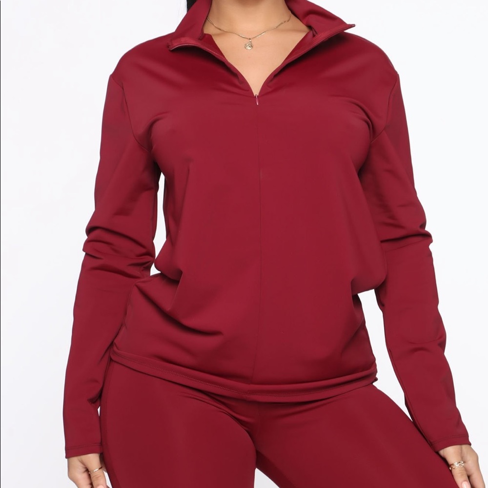 COPY - Fashion Nova “The West” Lounge Set in Burgundy